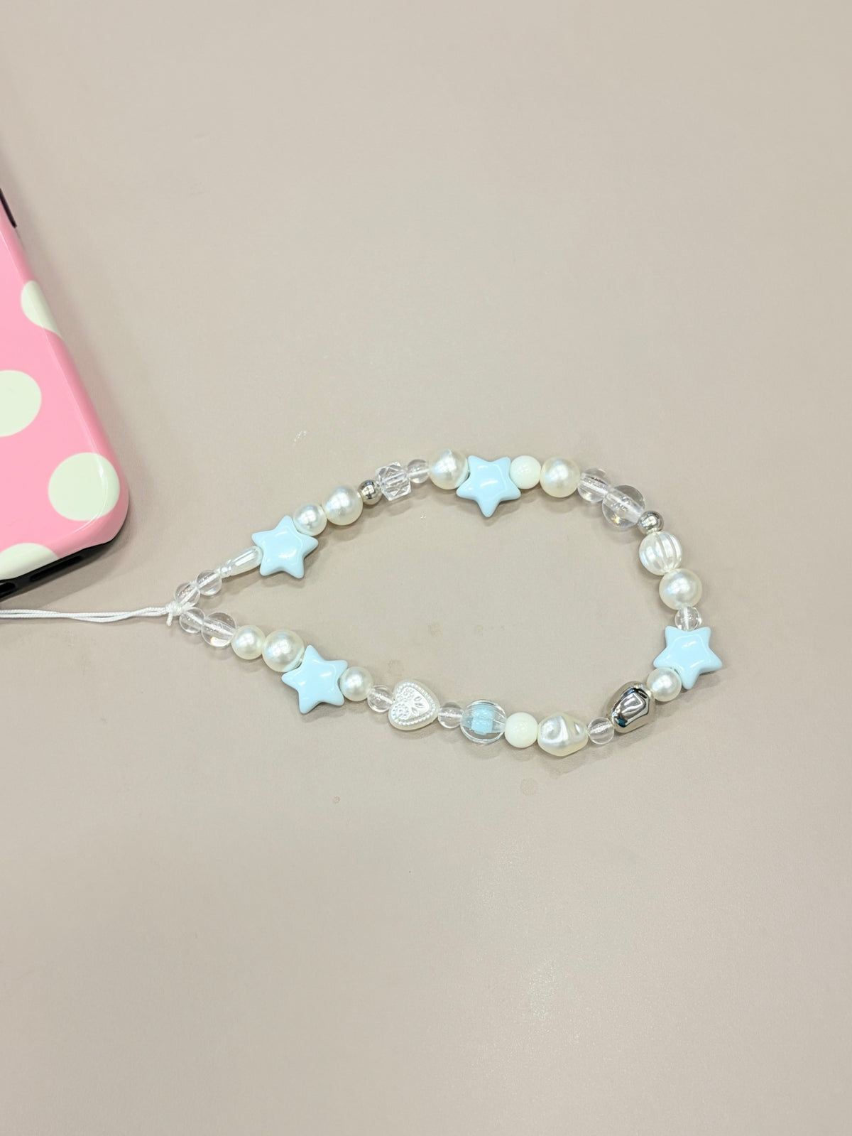 Star phone wrist strap accessory for mobile phone cases