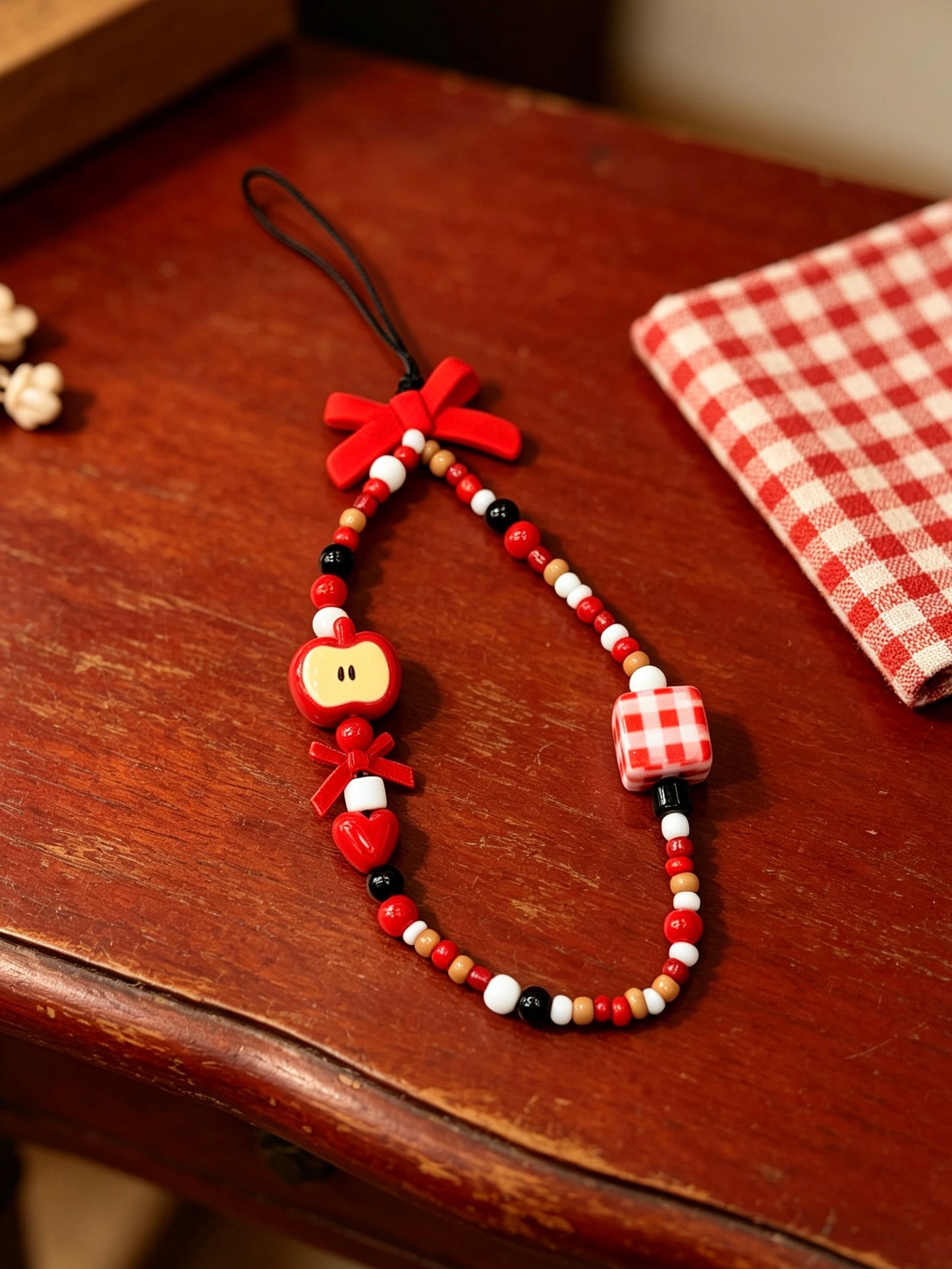 Bow phone strap accessory for mobile phone cases