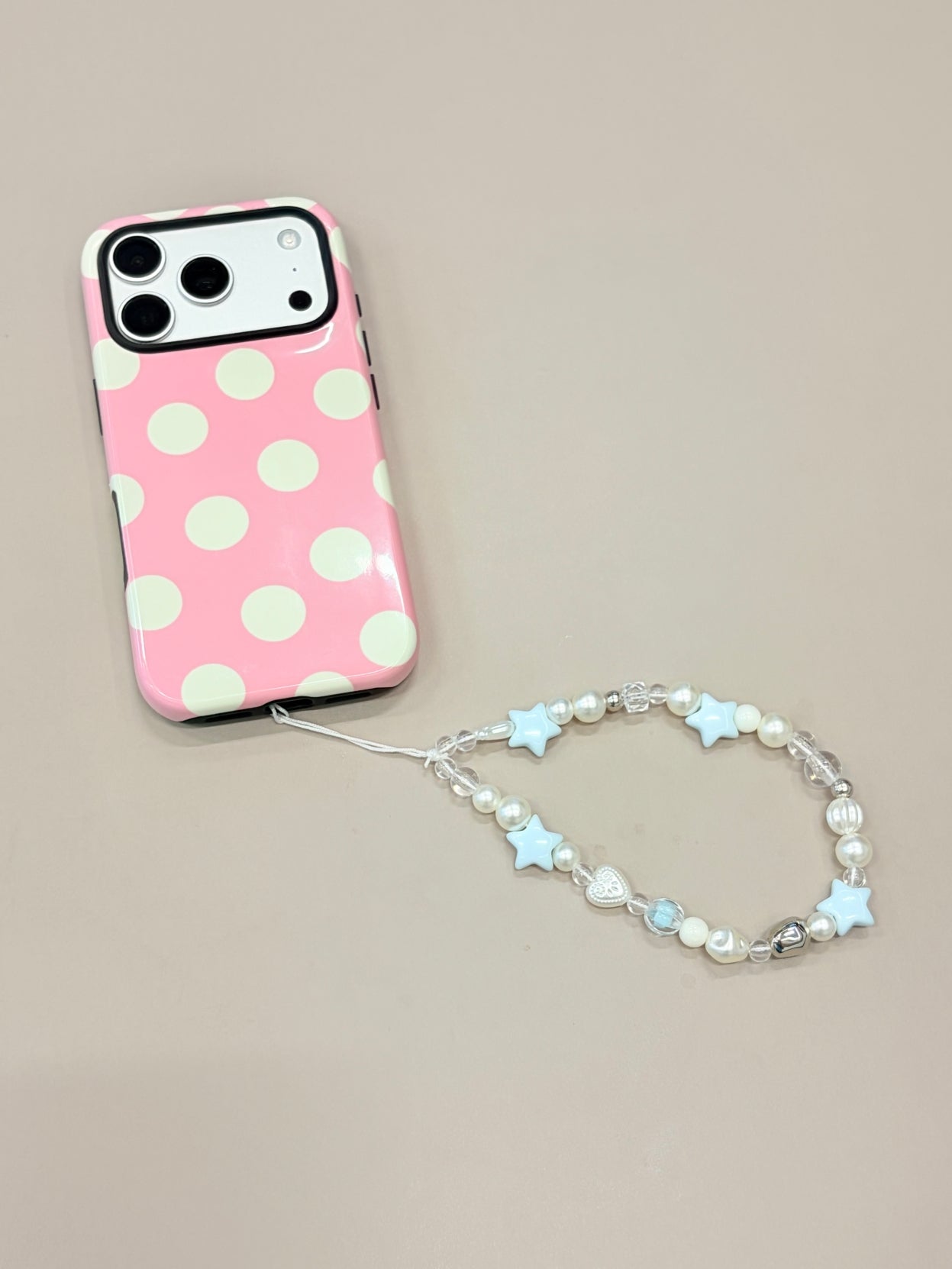 Cute star phone wrist strap for daily mobile phone carrying
