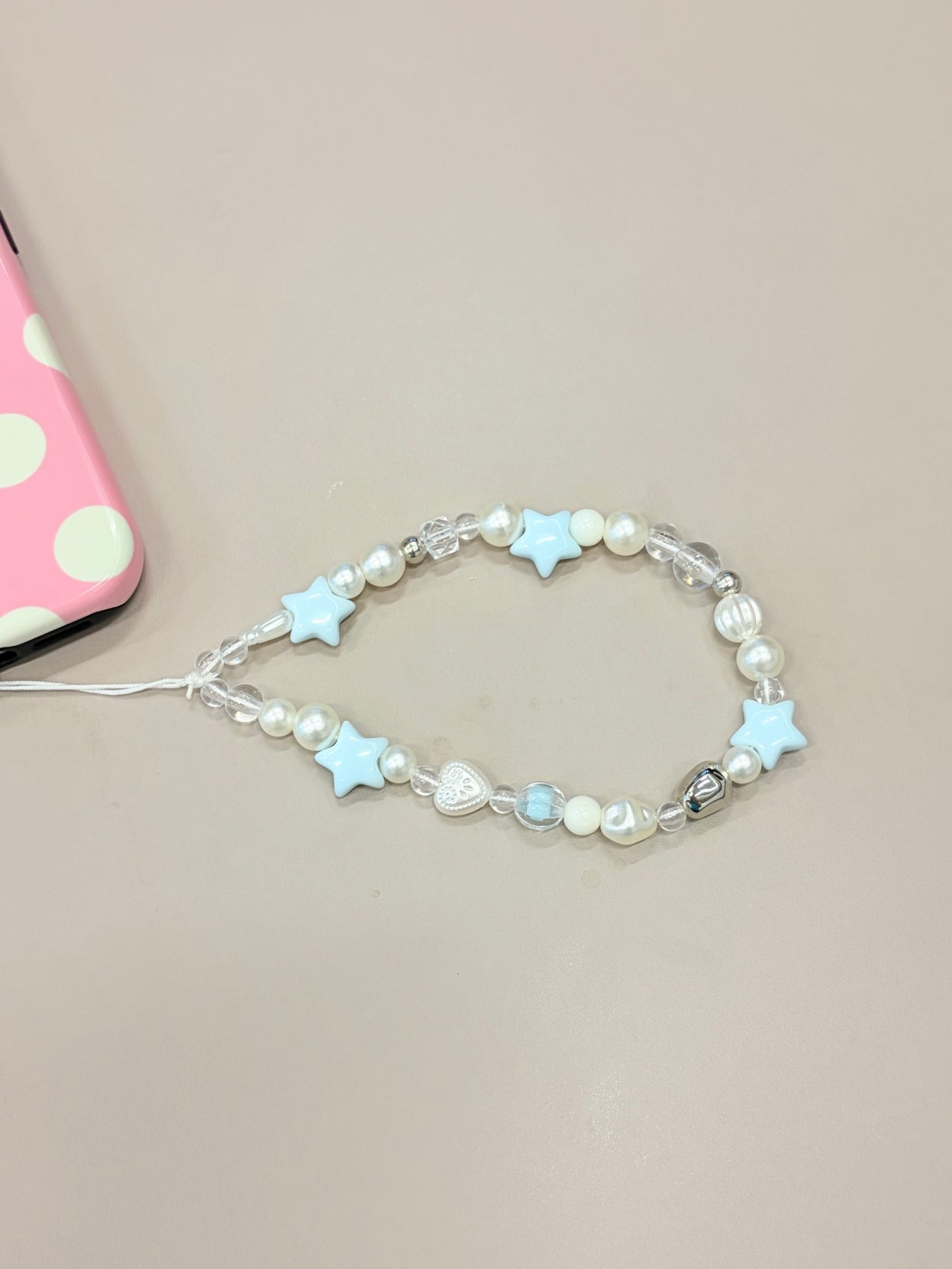 Star phone wrist strap accessory for mobile phone cases